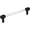 Jeffrey Alexander 128 mm Center-to-Center Matte Black Carmen Cabinet Bar Pull 775-128MB - alternate 1